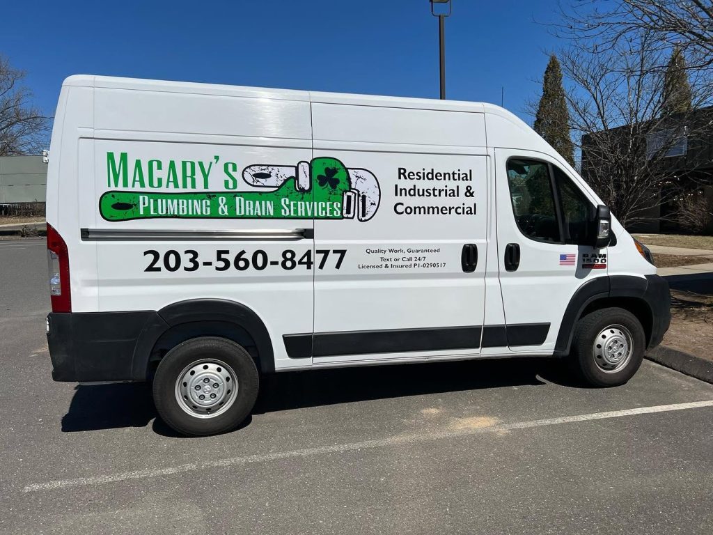 sump pump Watertown CT branded truck